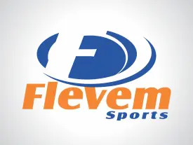 Anúncio com Logotipo Flevem Sports