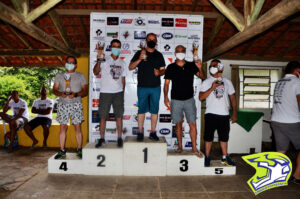 Podium de 1ª a 5ª Colocação Categoria-1 Enduro de Regularidade Categoria Over50 - Quatis 2021